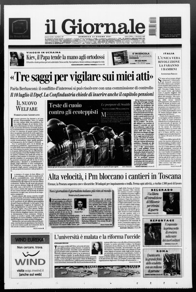 Il giornale : quotidiano del mattino